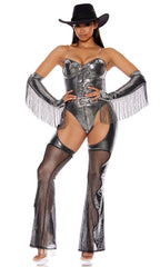 Buckin Wild 3-Piece Women's Cowgirl Costume