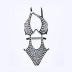 Light A Spark Rhinestone Embellished Teddy One Piece Bodysuit