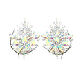 Frozen Iridescent Crystal Jewel Nipple Cover Pasties
