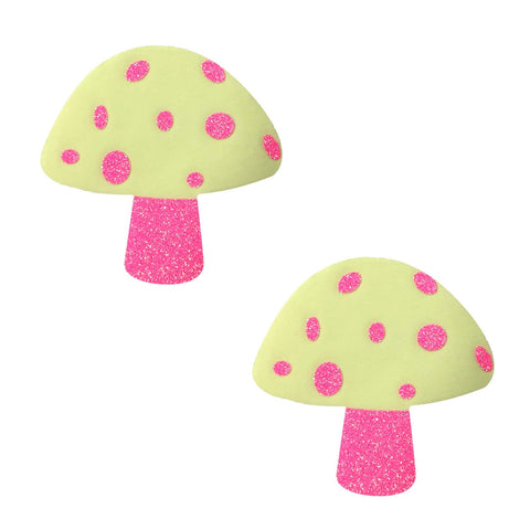 GLO Trippy Blacklight Shroom Nipple Cover Pasties