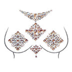 Hunger Games Crystal Jewel Nipple Sticker Crop Top.