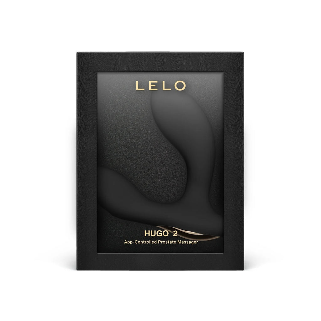 Black HUGO 2 Prostate Massager with Remote